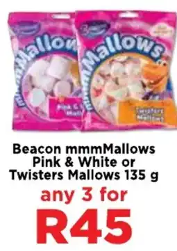Food Lover's Market Beacon mmmMallows Pink & White or Twisters Mallows offer