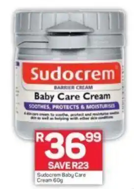 Pick n Pay Sudocrem Baby Care Cream 60g offer