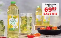 Food Lover's Market B-well Canola Oil offer