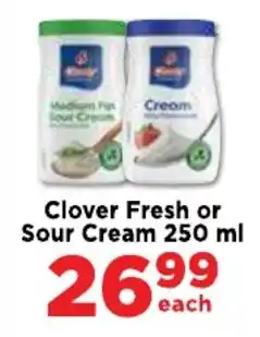 Food Lover's Market Clover Fresh or Sour Cream offer