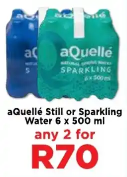 Food Lover's Market aQuellé Still or Sparkling Water offer