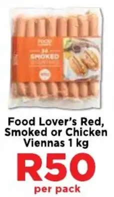 Food Lover's Market Food Lover's Red, Smoked or Chicken Viennas offer