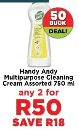 Food Lover's Market Handy Andy Multipurpose Cleaning Cream Assorted offer