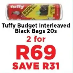 Food Lover's Market Tuffy Budget Interleaved Black Bags offer