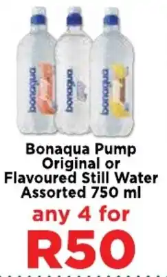 Food Lover's Market Bonaqua Pump Original or Flavoured Still Water Assorted offer