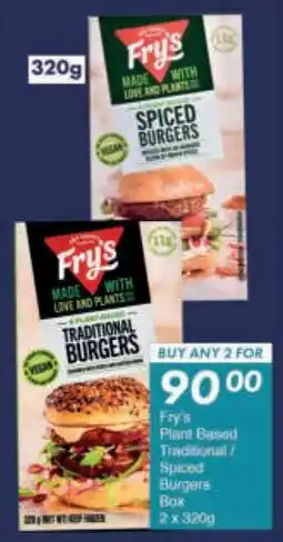 President Hyper Fry's Plant Based Traditional/ Spiced Burgers Box offer