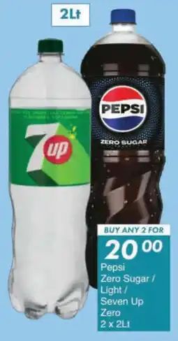 President Hyper Pepsi Zero Sugar/ Light/ Seven Up Zero offer