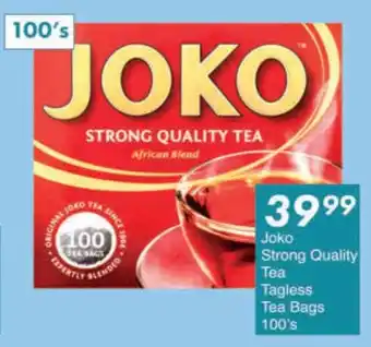 President Hyper Joko Strong Quality Tea Tagless Tea Bags offer