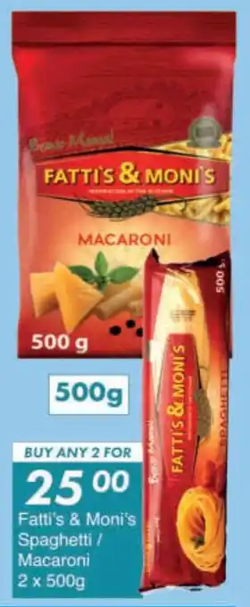 President Hyper Fatti's & Moni's Spaghetti/ Macaroni offer