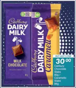 President Hyper Cadbury Chocolate Slabs/ Caramello Slabs offer