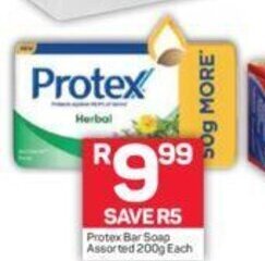 Pick n Pay Protex Bar Soap Assorted 200g offer
