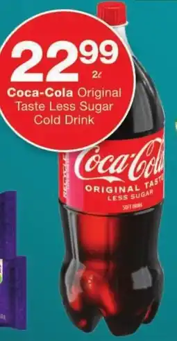 Checkers Coca-Cola Original Taste Less Sugar Cold Drink offer