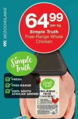 Checkers Simple Truth Free-Range Whole Chicken offer