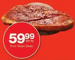Checkers Pork Texan Steak offer
