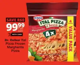 Checkers Dr. Oetker Ital Pizza Frozen Margherita Pizza offer