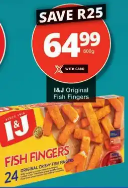 Checkers I&J Original Fish Fingers offer