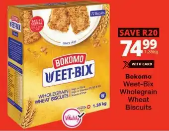 Checkers Bokomo Weet-Bix Wholegrain Wheat Biscuits offer
