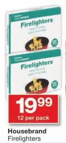 Checkers Housebrand Firelighters offer