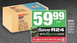 KwikSpar SPAR Choice Salted Butter offer