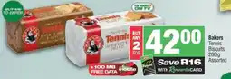 KwikSpar Bakers Tennis Biscuits Assorted offer
