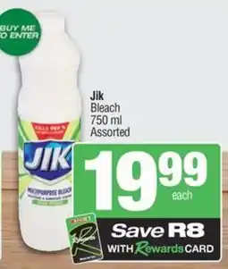 KwikSpar Jik Bleach Assorted offer