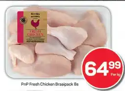Pick n Pay PnP Fresh Chicken Braaipack 8s offer
