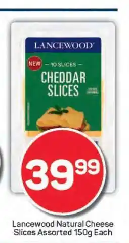 Pick n Pay Lancewood Natural Cheese Slices offer