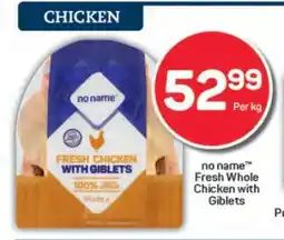 Pick n Pay no name Fresh Whole Chicken with Giblets offer