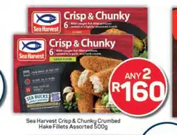 Pick n Pay Sea Harvest Crisp & Chunky Crumbed Hake Fillets Assorted 500g offer