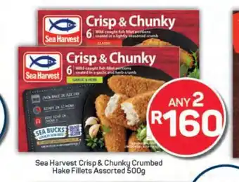 Pick n Pay Sea Harvest Crisp & Chunky Crumbed Hake Fillets Assorted 500g offer