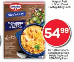 Pick n Pay Dr Oetker Nice ‘n Easy Macaroni Cheese & Bacon offer