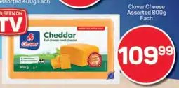 Pick n Pay Clover Cheese Assorted 800g offer