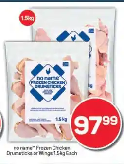 Pick n Pay no name Frozen Chicken Drumsticks or Wings offer
