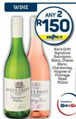 Pick n Pay Alvi's Drift Signature Wines offer