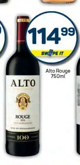 Pick n Pay Alto Rouge 750ml offer