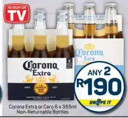 Pick n Pay Corona Extra or Cero offer