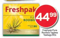 Pick n Pay Freshpak Pure Rooibos Tagless Teabags 80s offer