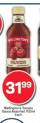 Pick n Pay Wellington's Tomato Sauce Assorted 700ml offer