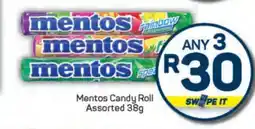 Pick n Pay Mentos Candy Roll Assorted 38g offer