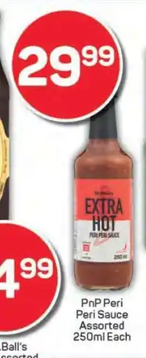 Pick n Pay PnP Peri Peri Sauce Assorted offer