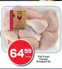 Pick n Pay PnP Fresh Chicken Braaipack 8s offer