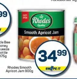 Pick n Pay Rhodes Smooth Apricot Jam-900g offer