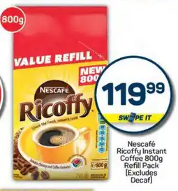 Pick n Pay Nescafe Ricoffy Instant Coffee 800g Refill Pack offer