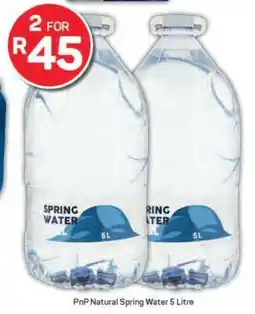 Pick n Pay PnP Natural Spring Water 5 Litre offer
