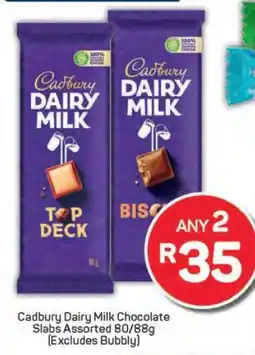 Pick n Pay Cadbury Dairy Milk Chocolate Slabs Assorted 80/88g offer