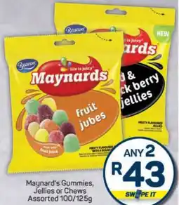 Pick n Pay Maynard's Gummies, Jellies or Chews offer