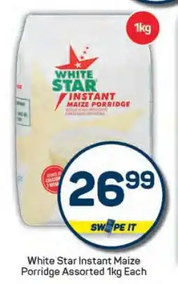 Pick n Pay White Star Instant Maize Porridge Assorted 1kg offer