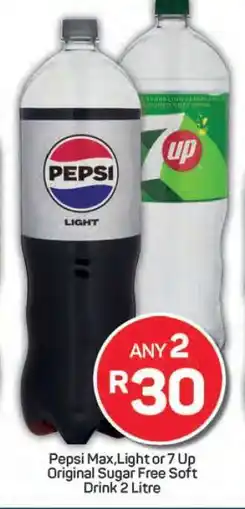 Pick n Pay Pepsi Max Light or 7 Up offer