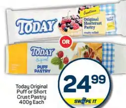 Pick n Pay Today Original Puff or Short Crust Pastry offer