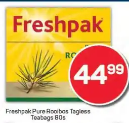Pick n Pay Freshpak Pure Rooibos Tagless Teabags 80s offer
